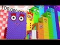 Numberblocks Step Squad 600 10,000 100,000,000 BIGGEST Learn to Count Number Patterns