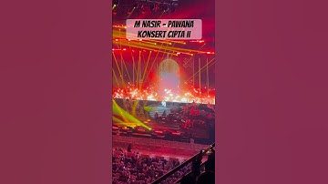 M Nasir - Pawana (Axiata arena seat view 405 row D)  #cipta2 #axiataarena #mnasir