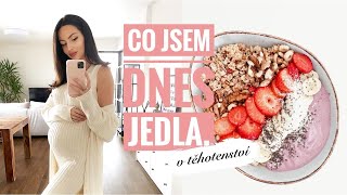 Co jsem dnes jedla./ What I Eat in a Day While Pregnant.