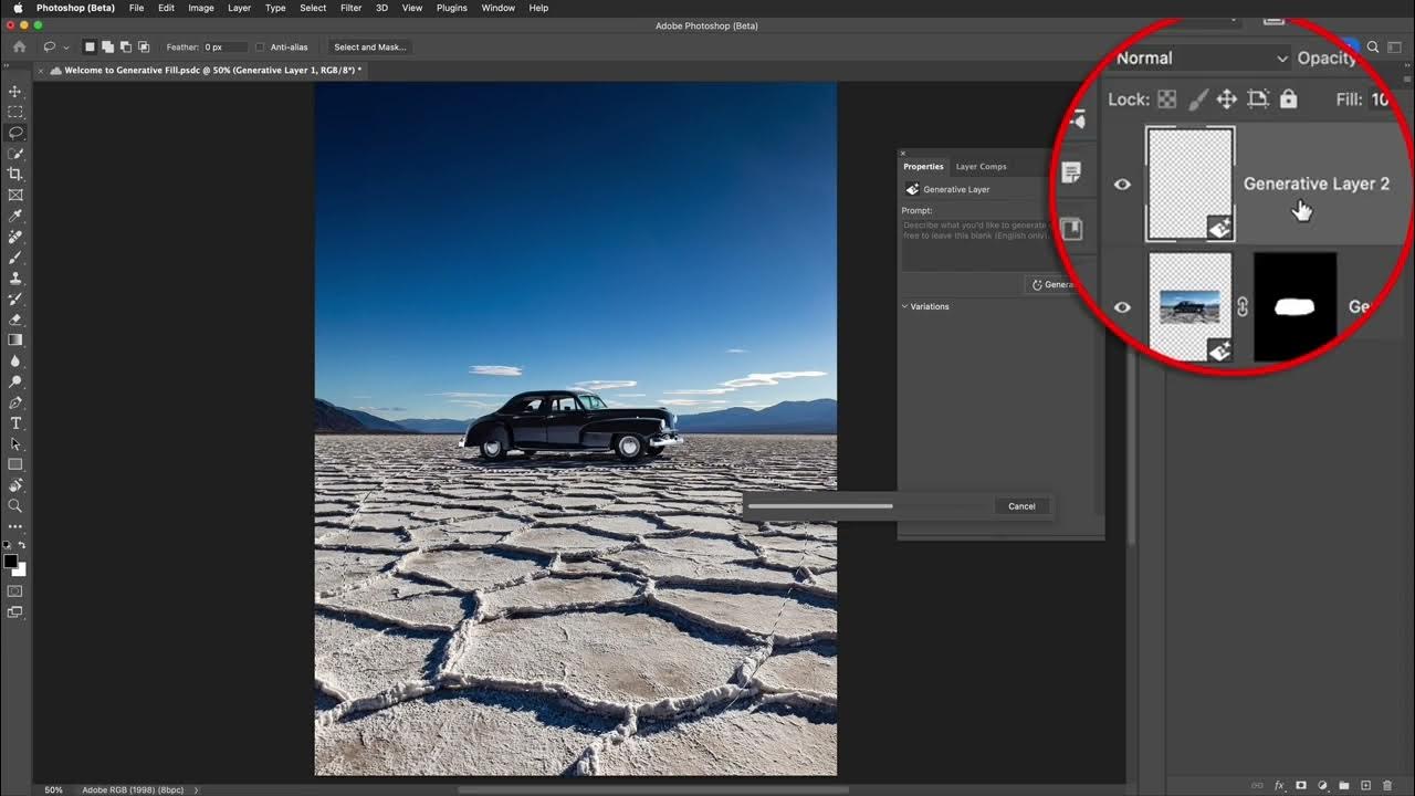 Introduction to Generative Fill in the Adobe Photoshop Beta 