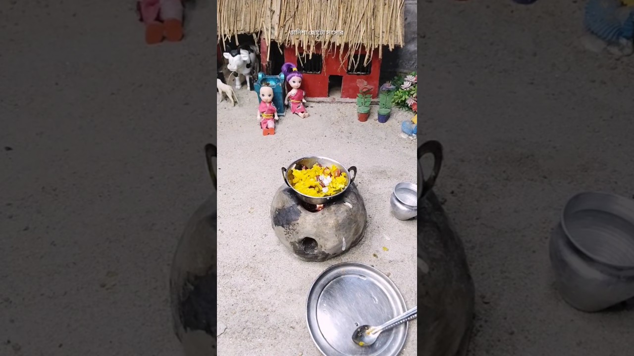 mini kitchen Bengali chirer polao recipe 