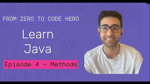 Java Journey: From Zero to Code Hero:  Methods  | Java Course | Episode 4