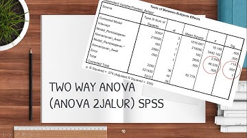STATISTIKA - SPSS Two Way Anova (Anova 2 Jalur) + Cara Menyimpulkan