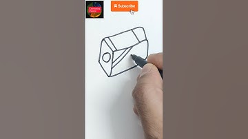 Draw an easy pencil sharpener using these easy steps #shorts #art