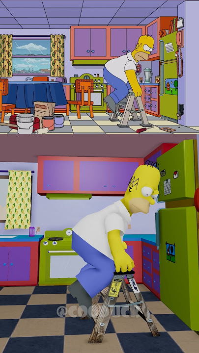 POV: When you don’t follow the instructions be like… | The Simpsons parody | #Shorts #ViralShorts