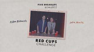 Five Breakups and a Romance: Alden Richards, Julia Montes try the Red Cups Challenge