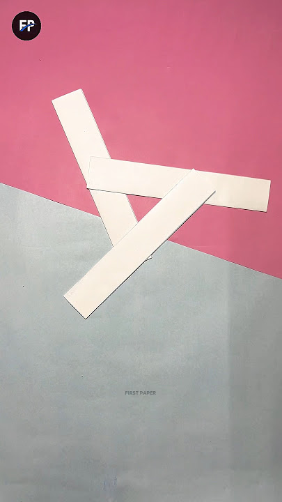 how to make a paper boomerang real paper boomerang 🪃 #shorts