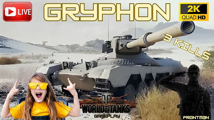 GRYPHON - 3 kills😊 - nice SALUTE again😊 ... World of Tanks gameplay  #havefun #wot  #gaming
