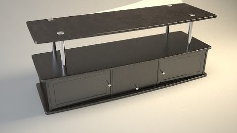 3ds Max Tutorial - TV Stand