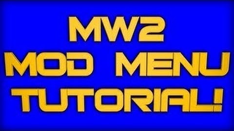 Mw2 mod menu tutorial! EASY