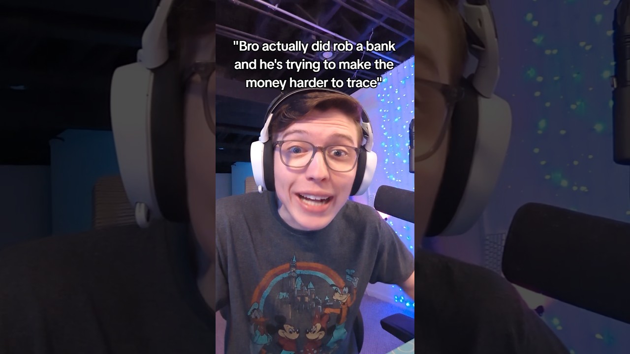 Bank Robber DONATES to Streamer...