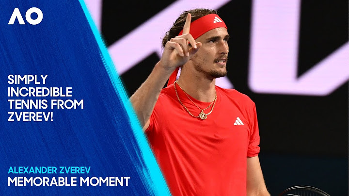 Alexander Zverev Hits a Breathtaking Passing Shot | Australian Open 2025