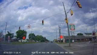 Drive From US 12 Bar & Grill, Michigan Ave, Wayne; To Dearborn, Michigan, 5/22/21