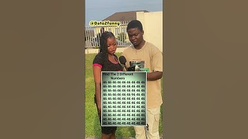 Find the two different number..! #viralvideo  #numbers  #viralshort #466  #short