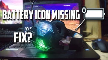 How to Fix Battery Icon Missing on Windows 10