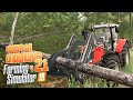 Бурелом в лесу выше фермерского роста! - ч21 Farming Simulator 19