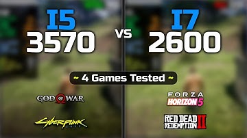 Intel Core i5 3570 vs i7 2600 | 3rd Gen i5 vs 2nd Gen i7