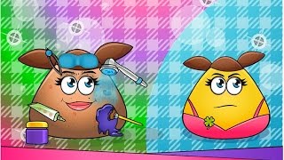 NEW Игры для детей—Disney Принцесса Пу Великолепный макияж—Мультик онлайн видео игры для девочек screenshot 3