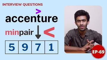 August 2021 - Accenture Question | ProductSmallestPair | Daily Dose-69 | Tamil | code io