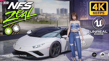 Need For Speed Zeal - Lamborghini Huracan Gameplay 4K 60Fps (CBT) Online Race & Open-World Android