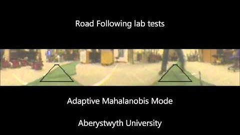 Aberystwyth University robotics, lab test video 001