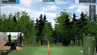 Golffe plays Bear Creek GC Island By PINA with Mevo + & GSPro software