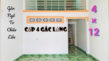 ngôi nhà cấp 4 gác lửng | mẫu nhà gác lửng