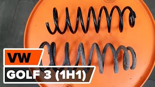 Fitting Springs VW GOLF III (1H1): free video