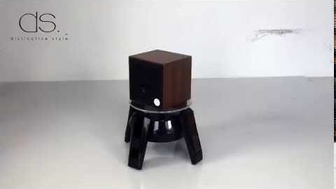 Wood Cube LED Alarm Clock with Date Time Temperature