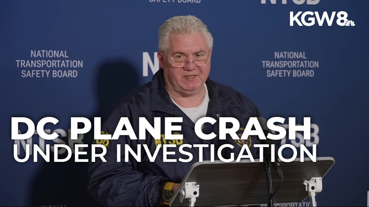 NTSB investigating DC plane crash that killed 67 people - YouTube