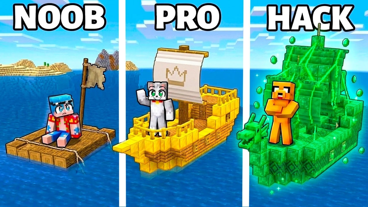 Minecraft BARCO NOOB vs PRO vs HACKER