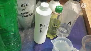 How to make Nutrient solution from scratch.Step by step