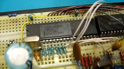 Tesla 8748 and Intel 8042 MCU with external memory