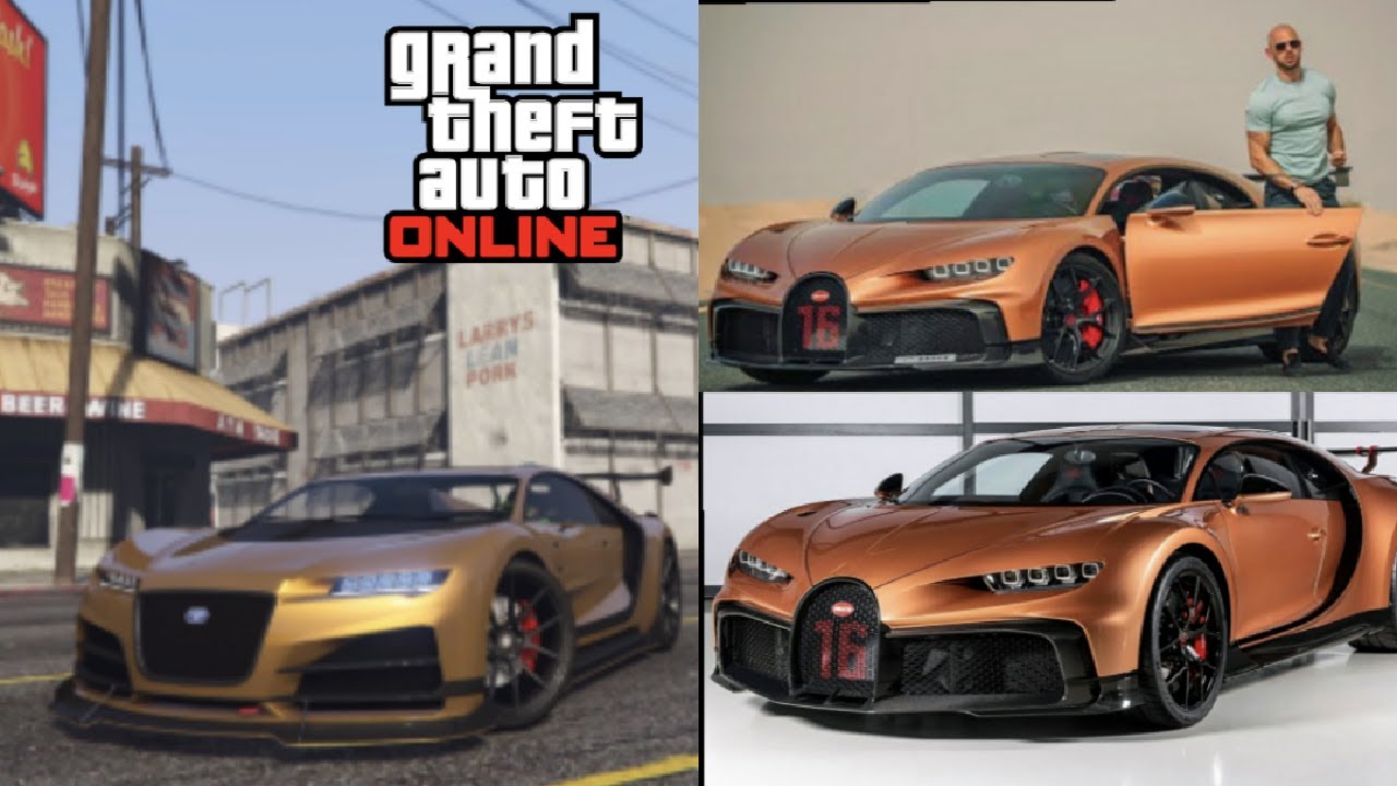 ANDREW TATE BUGATTI CHIRON - GTA ONLINE - YouTube