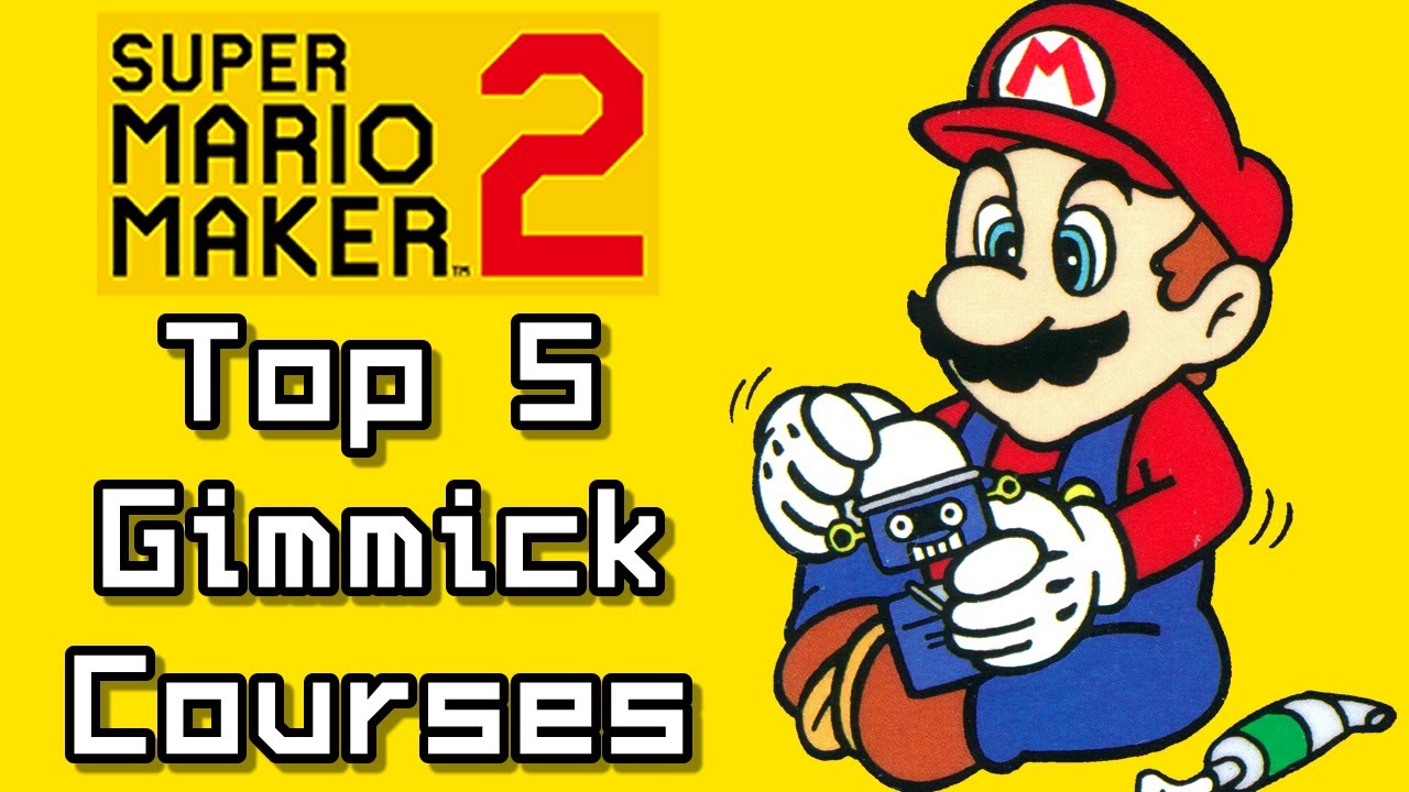 Super Mario Maker 2 Top 5 Newest GIMMICK COURSES (Switch)