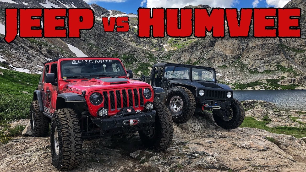 HUMVEE vs JEEP! Which is Better Off Road? - YouTube