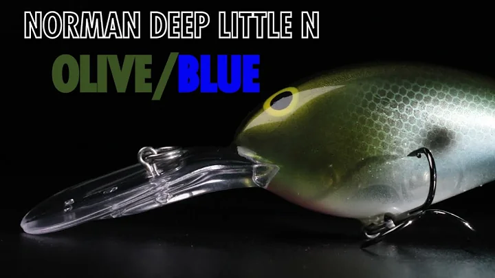 Norman Deep Little N Olive Blue - Lurenet Paint Shop (Custom Painted Lures)