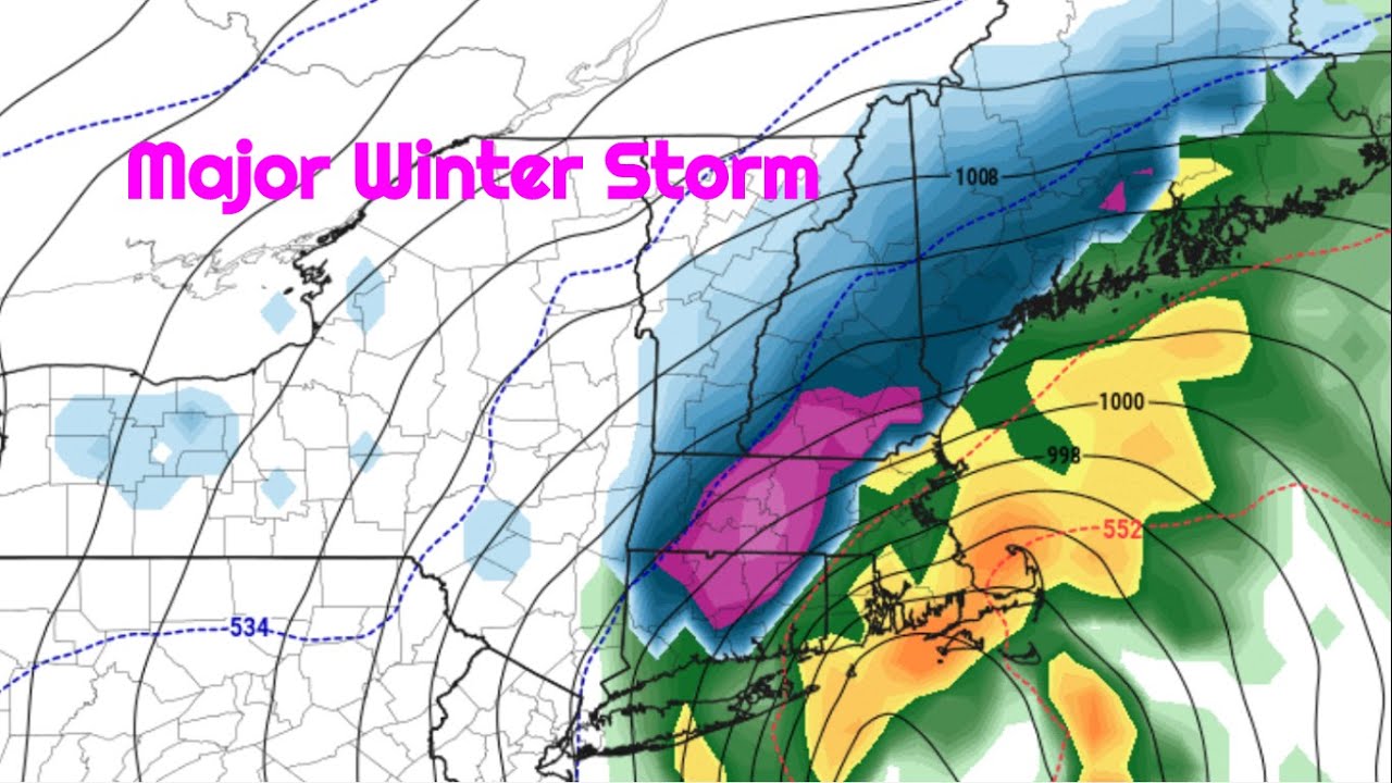 Major Winter Storm for the Northeast - YouTube