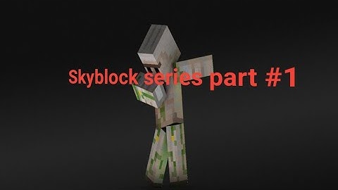 skyblock series part #1|Nethergames skyblock series