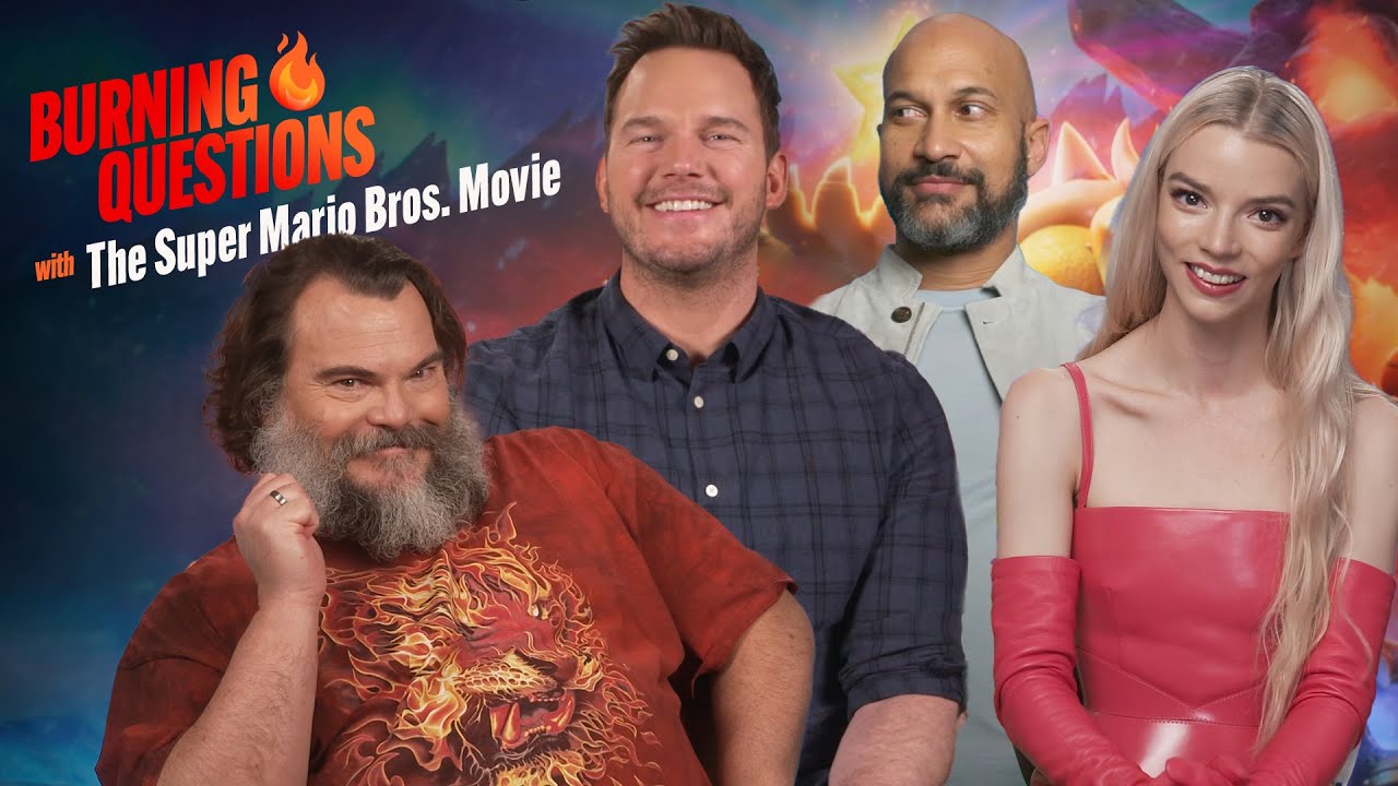The Super Mario Bros. Movie Cast Answers Burning Questions Youtube