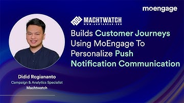 Machtwatch Builds Customer Journeys Using MoEngage To Personalize Push Notification Communication