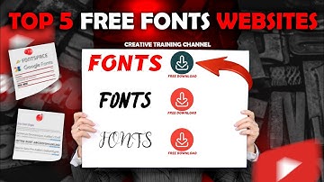 Top 5 FREE Font Websites Every Designer Should Know!