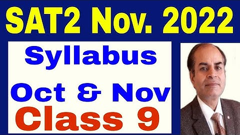 sat2 syllabus class 9 all subjects HBSE update by vijay kumar