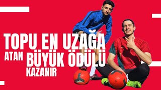 Topu En Uzağa Atan Büyük Ödülü Kazanir