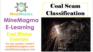 Underground coal mining methods_Bord and pillar_Classification of coal seams