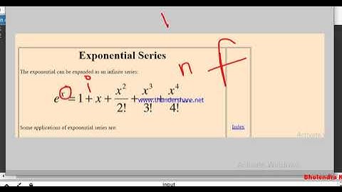 WAP to calculate the sum of Exponential Series.| C programming using For loop || for beginners