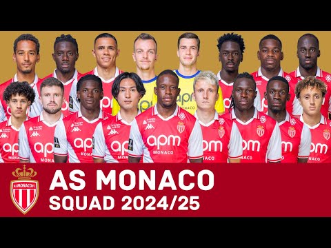 تشكيلة نادي موناكو الكاملة لموسم 2024 25 نادي موناكو 