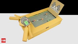 How To Make Motorcycle Racing Desktop Game from Cardboard - Amazing Game from Cardboard screenshot 4