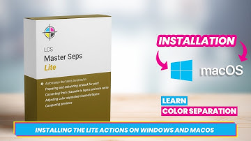 How to Install LCS Master Seps Lite Photoshop Actions for Screen Printing | Windows & Mac | Pt.1
