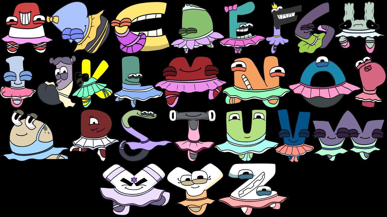 Alphabet Reverse toy All Letter  BUT THEY ALL BALERINA